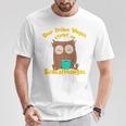 Coffee Owls Early Bird Owl Saying T-Shirt Lustige Geschenke