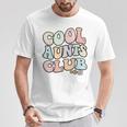 Cool Aunts Clubintage Floral Colorido Cool Aunts Club Aunt Camiseta unisex Regalos divertidos