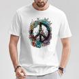 Cravate De Costume Hippie Avec Symbole De La Paix Des Années 60 Et 70 T-Shirt Cadeaux drôles