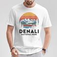 Denali National Park Alaska Wildlife Adventure Retro Denali T-Shirt Personalized Gifts