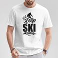 Eat Sleep Ski Repeat Ski T-Shirt Lustige Geschenke