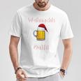 Christmas Outfit Women's Christmas Beer S T-Shirt Lustige Geschenke