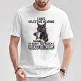 I Have Selective Hearing You Werent Selected Cat Humor T-Shirt Unique Gifts