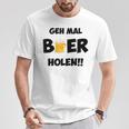 Go Get Some Beer Gmbh T-Shirt Lustige Geschenke