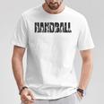 Handball Player s For And Handball Fans Gray T-Shirt Lustige Geschenke