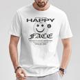 Happy Face Globe T-Shirt Lustige Geschenke