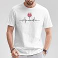 Heartbeat Wildberry Lillet Fruits Cocktail Summer Alcohol Gray T-Shirt Lustige Geschenke