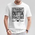 Ice Hockey Player Sport Straight Outta The Penalty Box T-Shirt Personalized Gifts