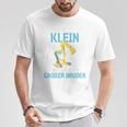 Ich Bin Noch Klein Aber Schon Ein Großer Bruder T-Shirt Lustige Geschenke