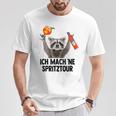 Ich Mach Ne Spritztour X Waschbär Meme Racoon X Pedro Spritz T-Shirt Lustige Geschenke