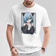 Kawaii Anime Neko Cat Girls Manga Otaku Lovers Pastel T-Shirt Lustige Geschenke