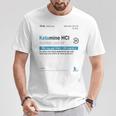 Ketamine Hci Keta Trip Rave Festival Techno T-Shirt Lustige Geschenke