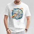 Kinder Astronaut 7 Geburtstag Weltraum Jungen 7 Jahre Raumschiff T-Shirt Lustige Geschenke