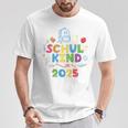 Kinder Einschulung 2025 Schulkind 2025 T-Shirt Lustige Geschenke