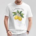 La Dolceita Lemon Italian Summer Limoncello Amalfi Coast T-Shirt Lustige Geschenke