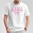 Mama Coquette Bow Retro Pink Aesthetic Mother's Day Mom Life T-Shirt Unique Gifts