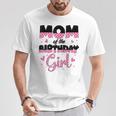 Mom And Dad Of The Birthday Girl Family Party Decorations T-Shirt Unique Gifts