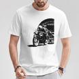 Motorcycle Heartbeat Biker Line Frequency Motorcycle T-Shirt Lustige Geschenke