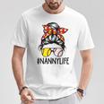 Nanny Life Softball Baseball T-Shirt Funny Gifts