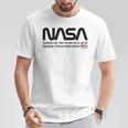 Nasa Worm Logo T-Shirt Lustige Geschenke