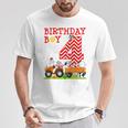 Niños Tractor Farming 4Th Birthday Boy's Camiseta unisex Regalos divertidos