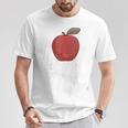 Official Apple Costume Apple Costume Carnival Fancy Dress Red T-Shirt Lustige Geschenke