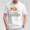 Official Sleep Squirrel Pyjamas Sleep T-Shirt Lustige Geschenke