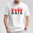 OHIO Casual Graphical Dress Daily Wear Carnival Party T-Shirt Unique Gifts