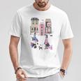 Paris France Fashion Shopping Retro Travel Souvenir T-Shirt Lustige Geschenke