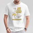 Pinky And The Brain Pondering Gray T-Shirt Lustige Geschenke