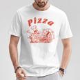 Pizza Box Cardboard Italian Retro Logo T-Shirt Lustige Geschenke