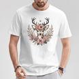 Reh Damen Reh Kostüm Kinder Carnival Reindeer T-Shirt Lustige Geschenke