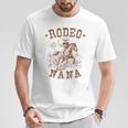 Rodeo Nana Western Cowboy Family Matching Mother's Day T-Shirt Funny Gifts