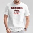 Rosé Number One Girl Camiseta unisex Regalos divertidos