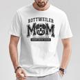 Rottweiler Mama Dog Lover Pet Owner Rottie Mom College Retro T-Shirt Funny Gifts