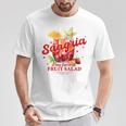 Sangria Is My Favorite Fruit Salad Party T-Shirt Lustige Geschenke