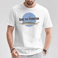 Save The Sturgeon Endangered Species Tee T-Shirt T-Shirt Unique Gifts
