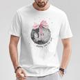 Shining Just For You Ribbon Disco Ball T-Shirt Lustige Geschenke