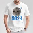 Sleep Sad Hamster Sleep Meme Sleeping Hamsti T-Shirt Lustige Geschenke