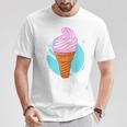 Soft Ice Cream In The Waffle Summer Ice Cream S T-Shirt Lustige Geschenke