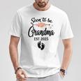 Soon To Be Grandma 2025 Mother's Day For New Grandma T-Shirt Personalized Gifts