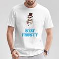 Stay Frosty Shirt Christmas Shirt Cool Snowman Premium T-Shirt Unique Gifts