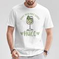 Summer Mein Herz Gehört Hugo Spritz Sekt Elderblüte Wein Gray T-Shirt Lustige Geschenke