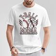 T-Ball Mama Mom Mother's Day Coquette -Ball Womens T-Shirt Unique Gifts
