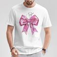 Taylor Lover First Name N Girls Pink Disco Ball Bow T-Shirt Lustige Geschenke