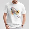Trombone Instrument De Musique Motif Trombone T-Shirt Cadeaux drôles