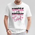 Uncle Of The Birthday Girl Family Party Decorations T-Shirt Unique Gifts