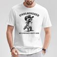 Undiagnosed But Everyone's Pretty Sure Cowboy Raccoon T-Shirt Personalized Gifts