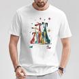 Vintage Retro Mid-Century Long Neck Dogs 50S 60S Style T-Shirt Funny Gifts