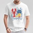 Vintage Tis The Season Summer Vibes Crawfish Season T-Shirt Unique Gifts